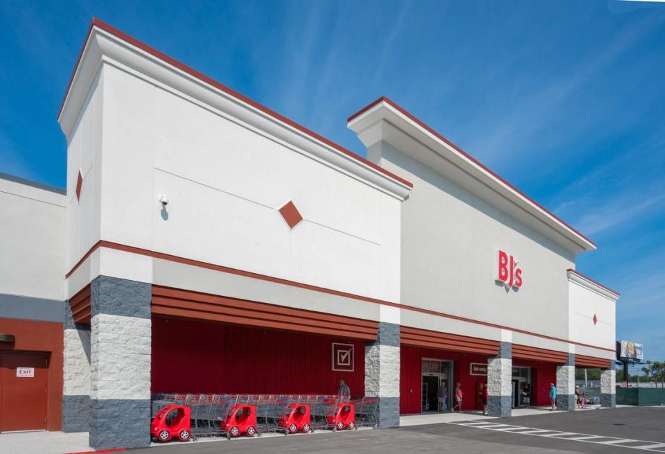 An exterior view of a BJ’s Wholesale Club.