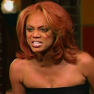 Tyra lashes out at a ANTM contestant. (Courtesy of the CW)