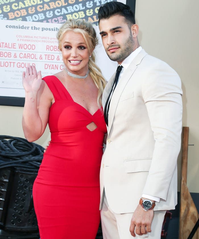 Britney Spears y su exmarido Sam Asghari