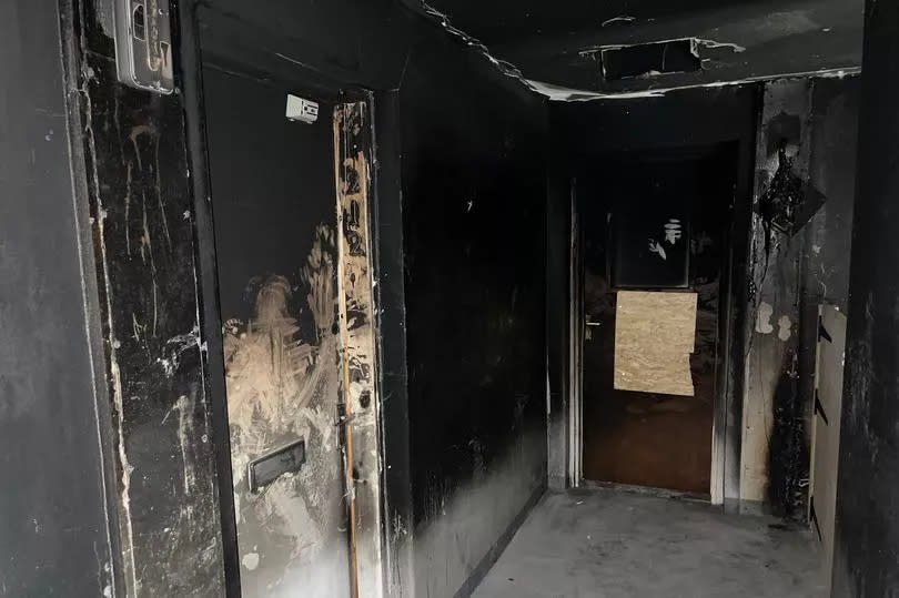 The aftermath of the blaze. -Credit:Stuart Vance/ReachPlc