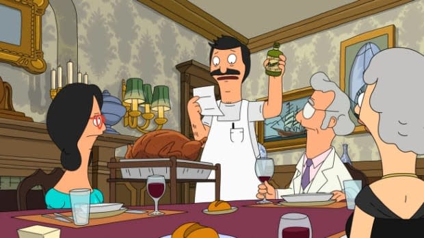"Bob's Burgers" Thanksgiving episode "An Indecent Thanksgiving Proposal"<p>FOX</p>