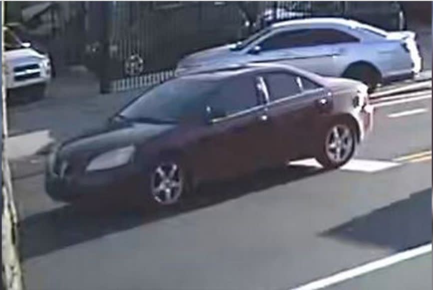 Police say one or more people opened fire from a red Pontiac G6, shooting 10-year-old&nbsp;Semaj O&rsquo;Branty. (Photo: Philadelphia Police Department)