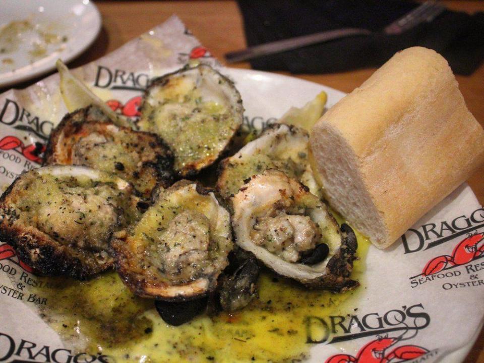 Charbroiled Oysters, Drago’s Seafood Restaurant (Metairie, Louisiana)