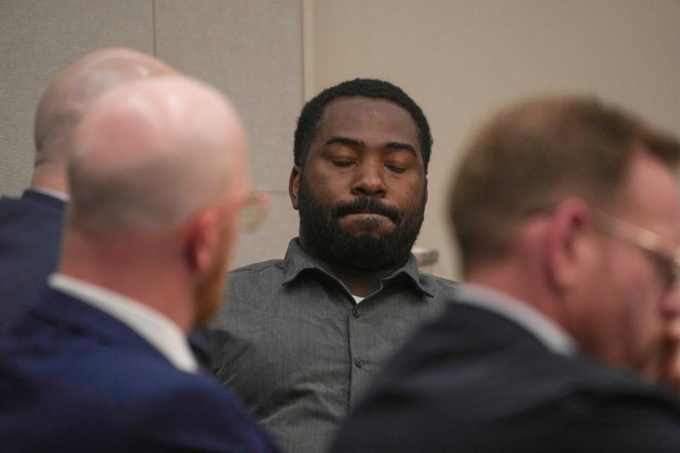 Brian Lightfoot at the conclusion of his San Diego trial on May 3, 2024. Lightfoot was found guilty of six of the 16 counts he faced, but was found guilty of conspiracy to riot at the 2021 Pacific Beach protest, which tested a legal theory about the group known as Antifa.