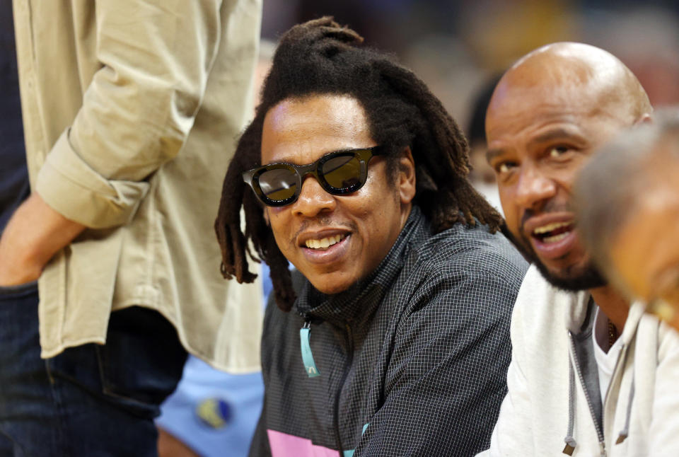 JAY-Z At Basketball Game