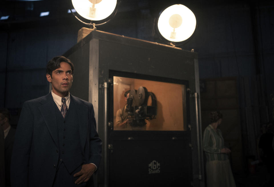 This image released by Paramount Pictures shows Diego Calva in "Babylon." (Scott Garfield/Paramount Pictures via AP)