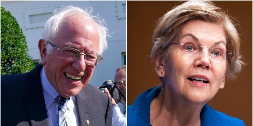 Bernie Sanders Elizabeth Warren