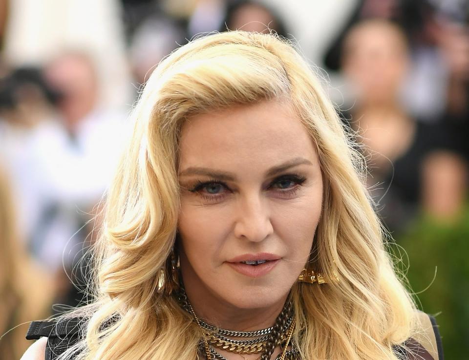 Madonna sigue recibiendo atención médica, dijo su representante de gira (Getty)