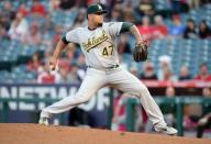 MLB: Oakland Athletics at Los Angeles Angels