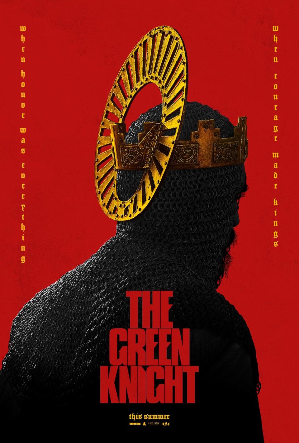 the green knight poster The Green Knight Trailer Casts Dev Patel as a Knight of the Round Table: Watch