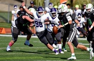 Mount Union's Matt Lilja (98) is a nominee for the 2022 Allstate American Football Coaches Association Good Works Team.