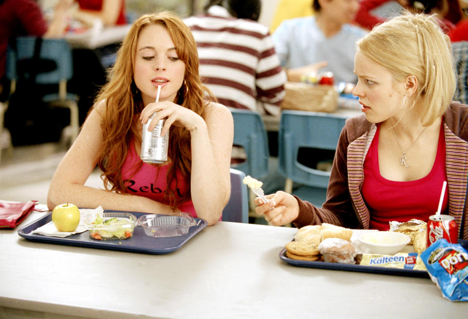 Screenshot from "Mean Girls"