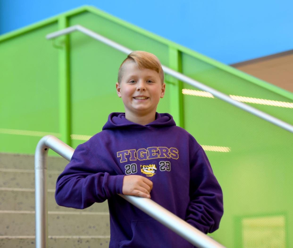 Roman Hess, a sixth-grader at Lake Elementary School, is a Canton Repository Kid of Character for September. He was photographed at school on Tuesday, Sept 12, 2023.