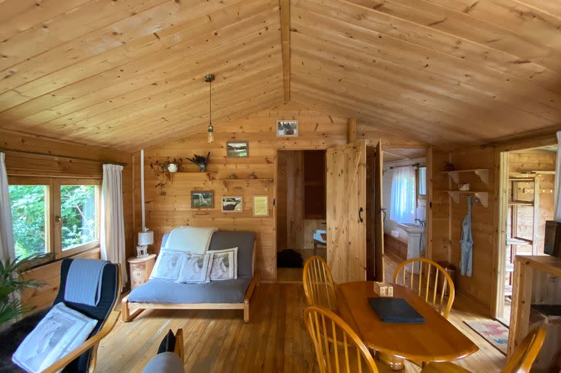 Inside the cabin