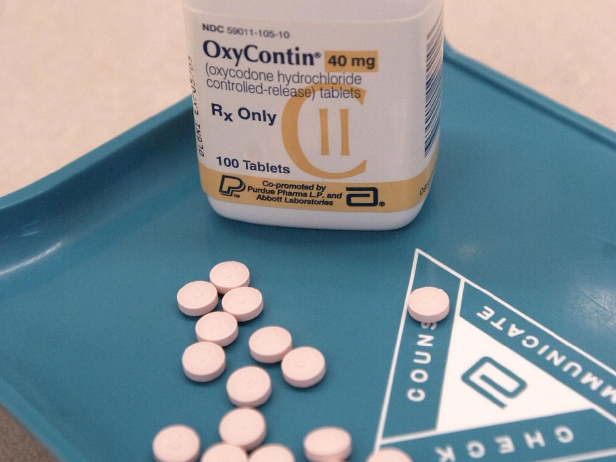 Oxycontin pills. Fake versions laced with the highly potent drug fentanyl were at the centre of a public health warning by Ottowa officials: Getty Images