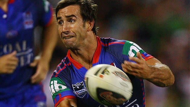 Johns in his final year with the Knights. Image: Getty