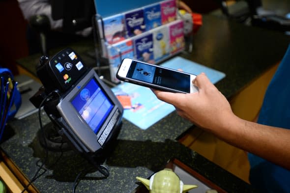 First Apple Pay Purchase at Disney Store