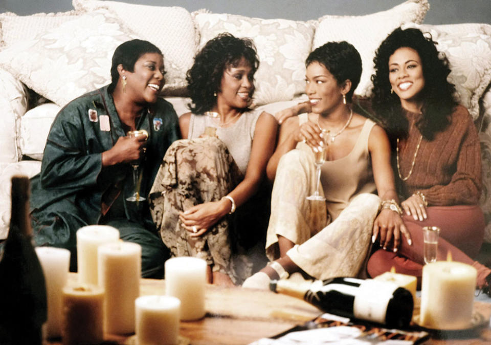 Waiting to Exhale starred (from left) Devine, Whitney Houston, Angela Bassett and Lela Rochon.