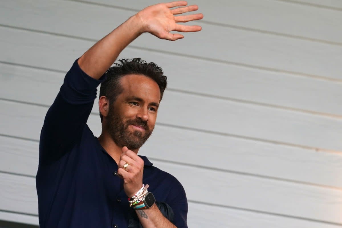 Ryan Reynolds’ Wrexham won promotion last weekend (Martin Rickett/PA) (PA Wire)