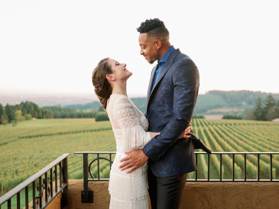 CJ McCollum and Elise Esposito’s Wedding Was an Intimate Affair in Oregon Wine Country