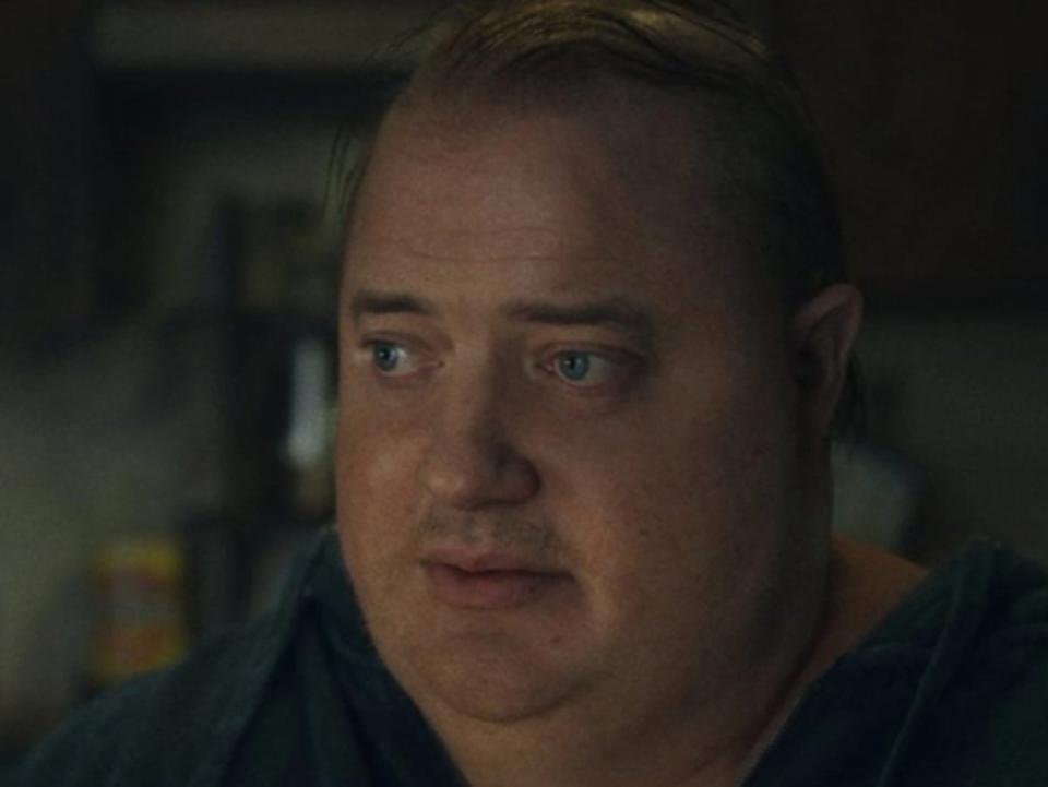 Brendan Fraser in ‘The Whale' (A24)