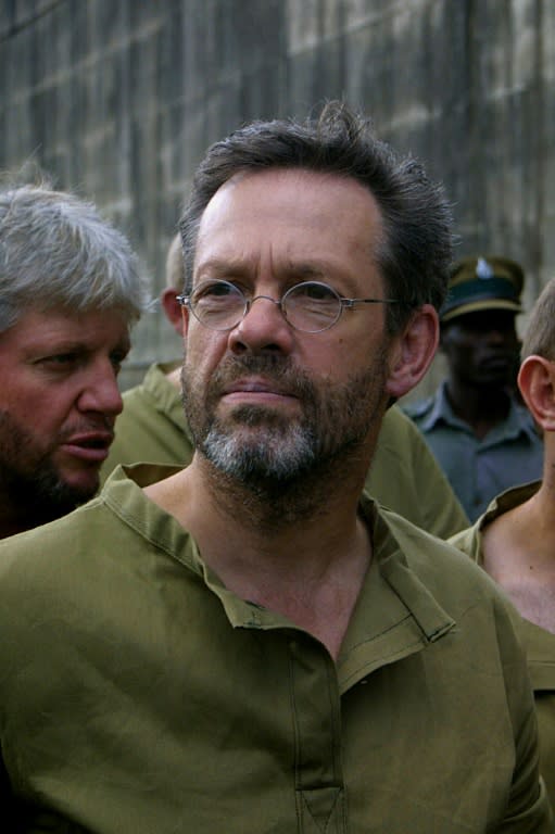 British mercenary Simon Mann was arrested in Zimbabwe in 2004 on charges of trying to topple the president of Equatorial Guinea