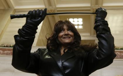 Dominatrix Terri-Jean Bedford, who initiated a challenge to Canada&#39;s prostitution laws.