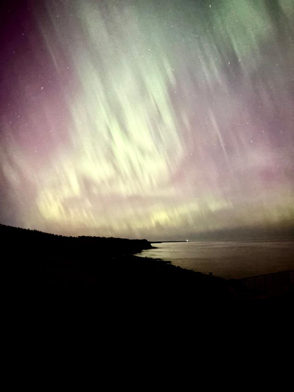 The sky was bright over MacKenzie's Brook, between North Rustico and Cavendish, at around 1:30 a.m. 