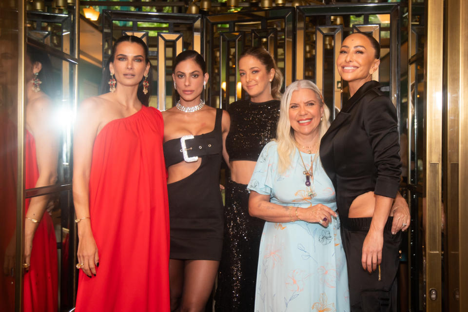 <p>Sabrina Sato reuniu famosas em evento de marca de cosméticos em São Paulo (Foto: Manuela Scarpa/Brazil News)</p> 