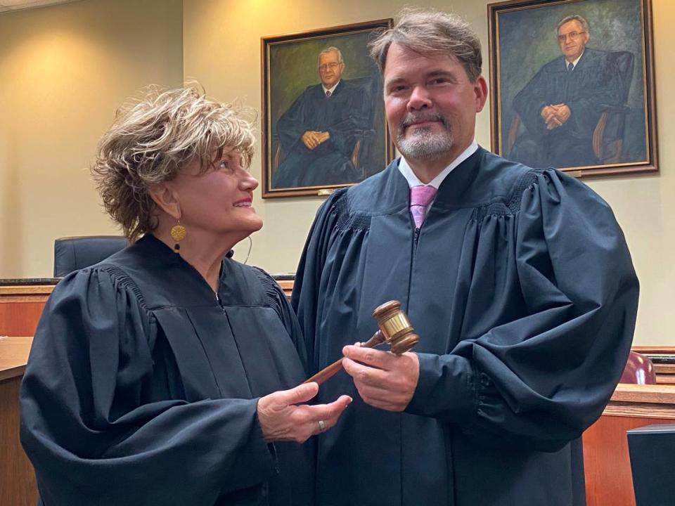 Orangeburg County Magistrate Judge Gary Doremus replaces his mother Peggy Doremus on the bench in 2020.