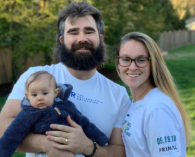 Jason Kelce's Pregnant Wife Invited Her Doctors to the Super Bowl