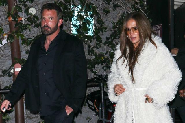 Jennifer Lopez Wears the Ultimate Cozy Teddy Bear Coat While on