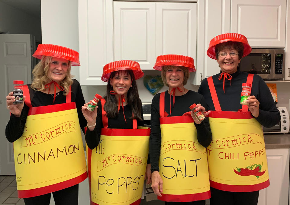 The McMullin family dressed as spice on TODAY (Courtesy of the McMullin family)