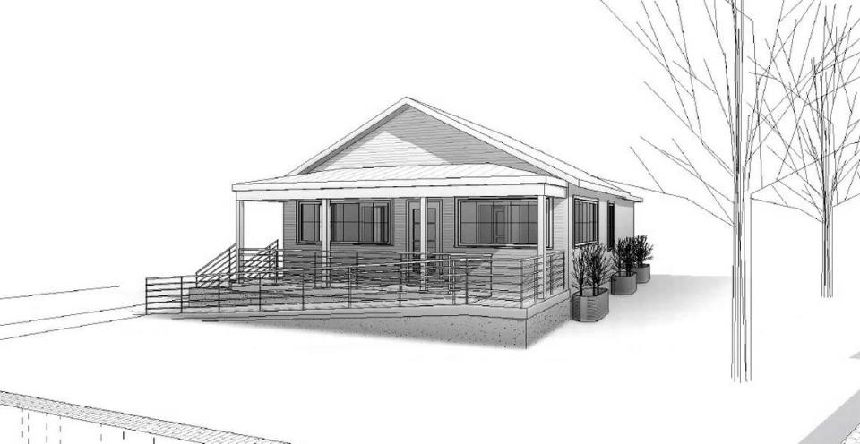 A currently vacant house at the corner of West Rosemary and North Roberson streets in Chapel Hill is proposed for the new El Fogon Restaurante.