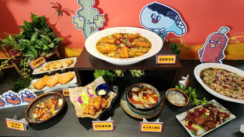 ▲「溜溜酸菜魚專賣店」主打酸、香、麻的酸菜魚（豬、牛），加上特色的創意菜色及小點，搶攻時下年輕人喜好重口味的飲食市場。（圖／記者陳美嘉攝，2023.12.04）