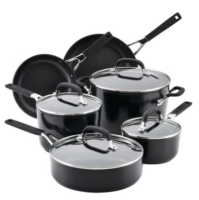 KitchenAid 10-piece cookware set (61% off)