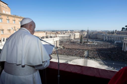 Pope Francis singled out conflicts in the Middle East, the crises in Venezuela and Lebanon, as well as unrest in many African countries