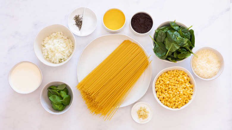 ingredients for chipotle pasta