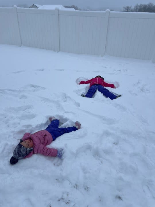 Kids are having fun in the snow in Mt. Juliet (Courtesy: Kyle Baker)