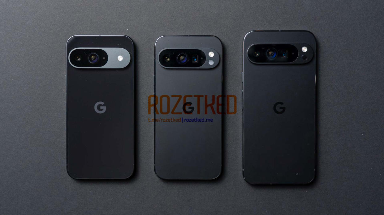  Pixel 9, Pixel 9 Pro and Pixel 9 XL. 