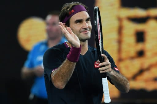 Switzerland's Roger Federer beat Filip Krajinovic