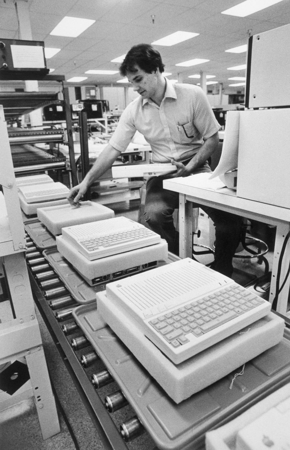 Apple production line