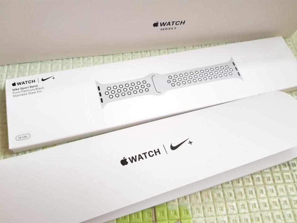 最新Apple Watch 3 與運動型錶環開箱