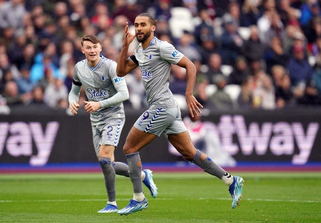 Dominic Calvert-Lewin scored the only goal of the game at the London Stadium