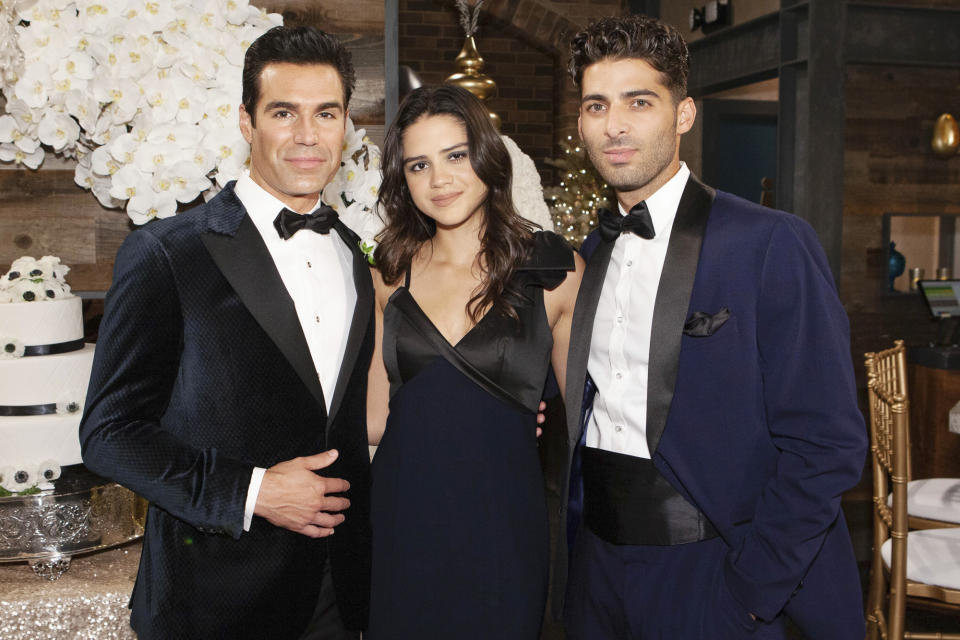 <p>Sasha Calle was nominated for Outstanding Young Performer in a Drama Series at the 2020 Daytime Emmy Awards. Here she is with Jordi Vilasuso and Jason Canela.</p>