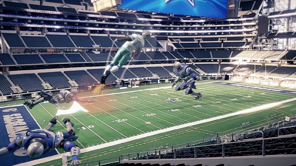 AT&T simulates live game and data tracking through 5G.