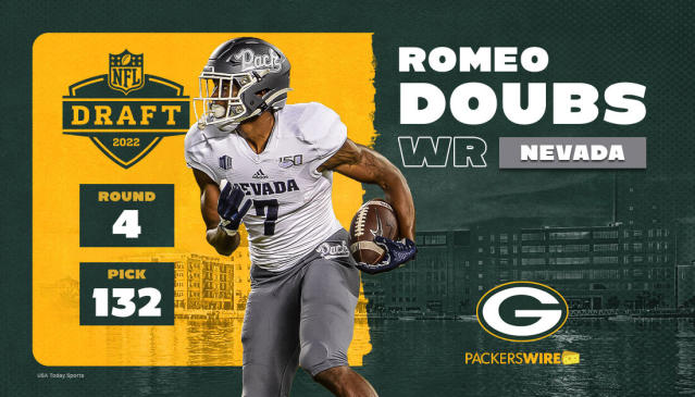 Green Bay Packers select Nevada WR Romeo Doubs at No. 132 overall