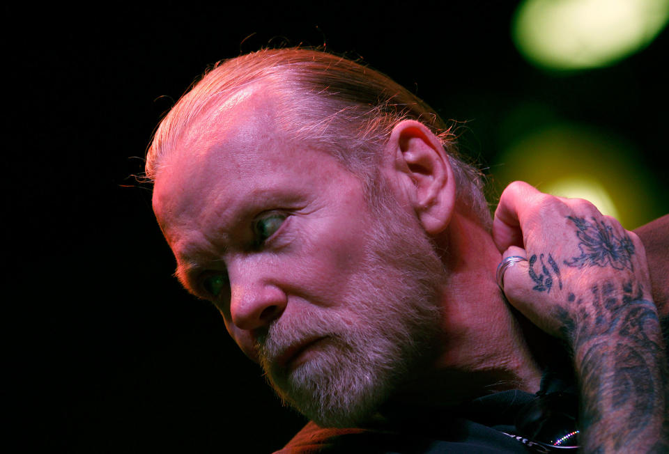 <p>Musician Gregg Allman of The Allman Brothers Band attends a news conference to announce a concert run by his band at New York’s Beacon Theatre November 22, 2010. The eight concerts will run from March 10 through March 19, 2011. (Mike Segar/Reuters) </p>