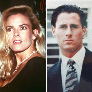 From left: Nicole Brown Simpson and Ron Goldman