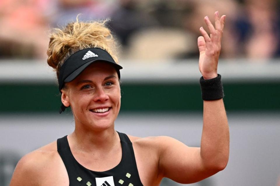 Leolia Jeanjean is through to the third round   (AFP via Getty Images)